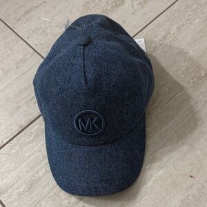 Michael Kors Dark Blue Denim MK Logo Baseball Cap
NWT ..Chambray